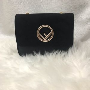 FENDI. Not authentic) black bag
